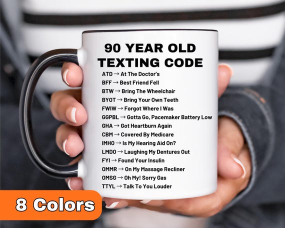 90th Birthday Gift, 90th Birthday Mug, 90th Birthday Coffee Mug, 90 Year Old, Happy 90th Mug, Funny 90th Birthday Gift, Senior Gift For 90th