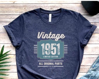 75th Birthday Gift, 75th Birthday Shirt Funny, 75th Birthday Present, Born in 1951 Birthday Tee, Dad Birthday for 75, Grandpa 75th Birthday