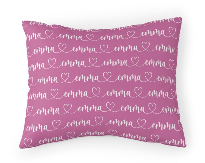 Personalized Kids Farm Pillowcase Custom Farm Pillowcase Cow Pillowcase