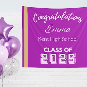 KIMISS Toile De Fond De Remise Des Diplômes Bannière De Remise Des