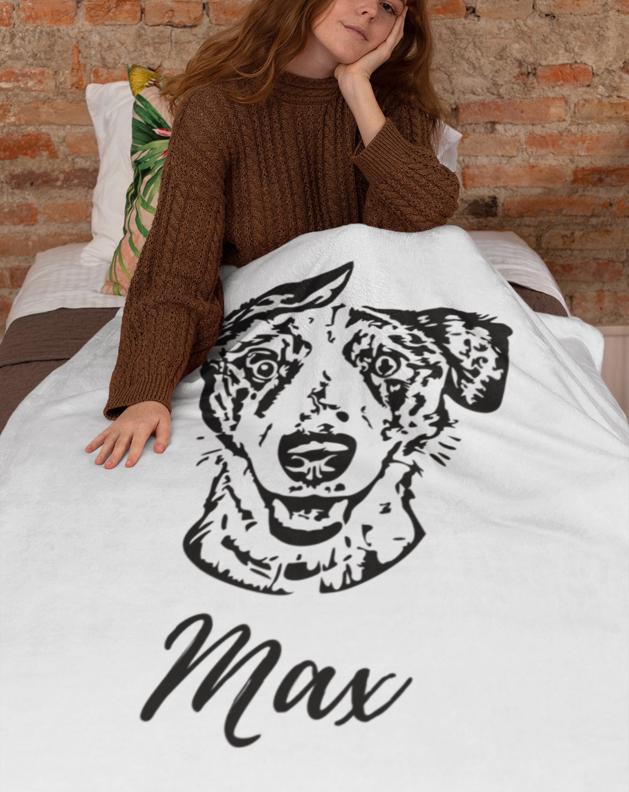Custom Pet Blanket, Name Custom Cat Blanket, Personalized Dog Blankets ...