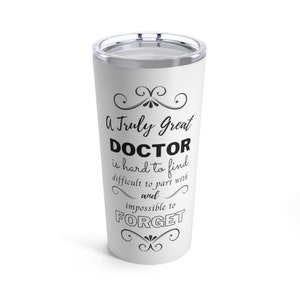 Ruhestand Geschenk für Doktor, glücklicher Ruhestand Becher für Doktor, Wertschätzung Geschenk für Doktor, Danke Geschenk für Doktor Custom Tumbler