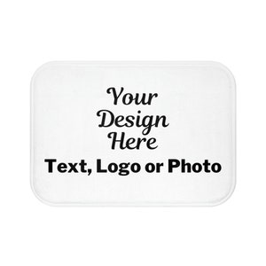 Personalized Bath Mat, Personalized Photo Bath Mat, Custom Bath Mat, Custom Bathroom Decor, Text Bath Mat, Custom Door Mat, Picture Bath Mat image 2