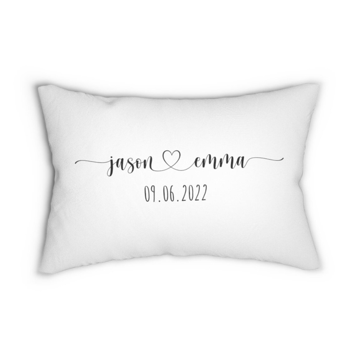 Personalized Wedding Gifts Pillow Established Date Custom Etsy