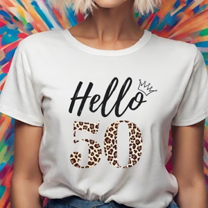 50th Birthday Shirt For Women, 50th Birthday Gift, 50th Birthday Idea, Birthday Gift For Her, 50th Birthday Shirt, Custom Birthday Tshirt