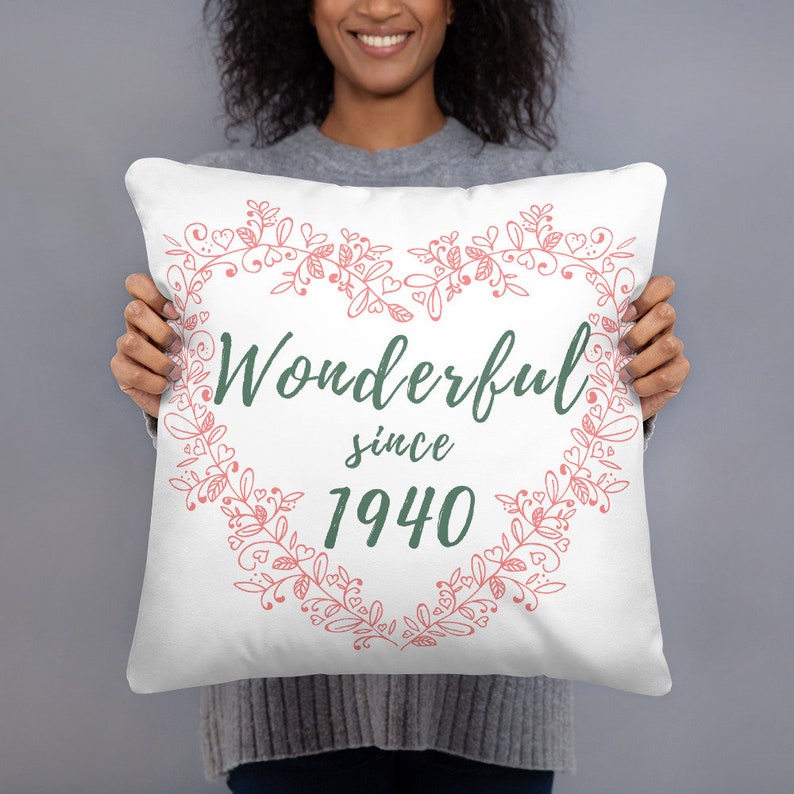 80. Geburtstag Geschenke für Frauen wunderbar seit 1940 Etsy