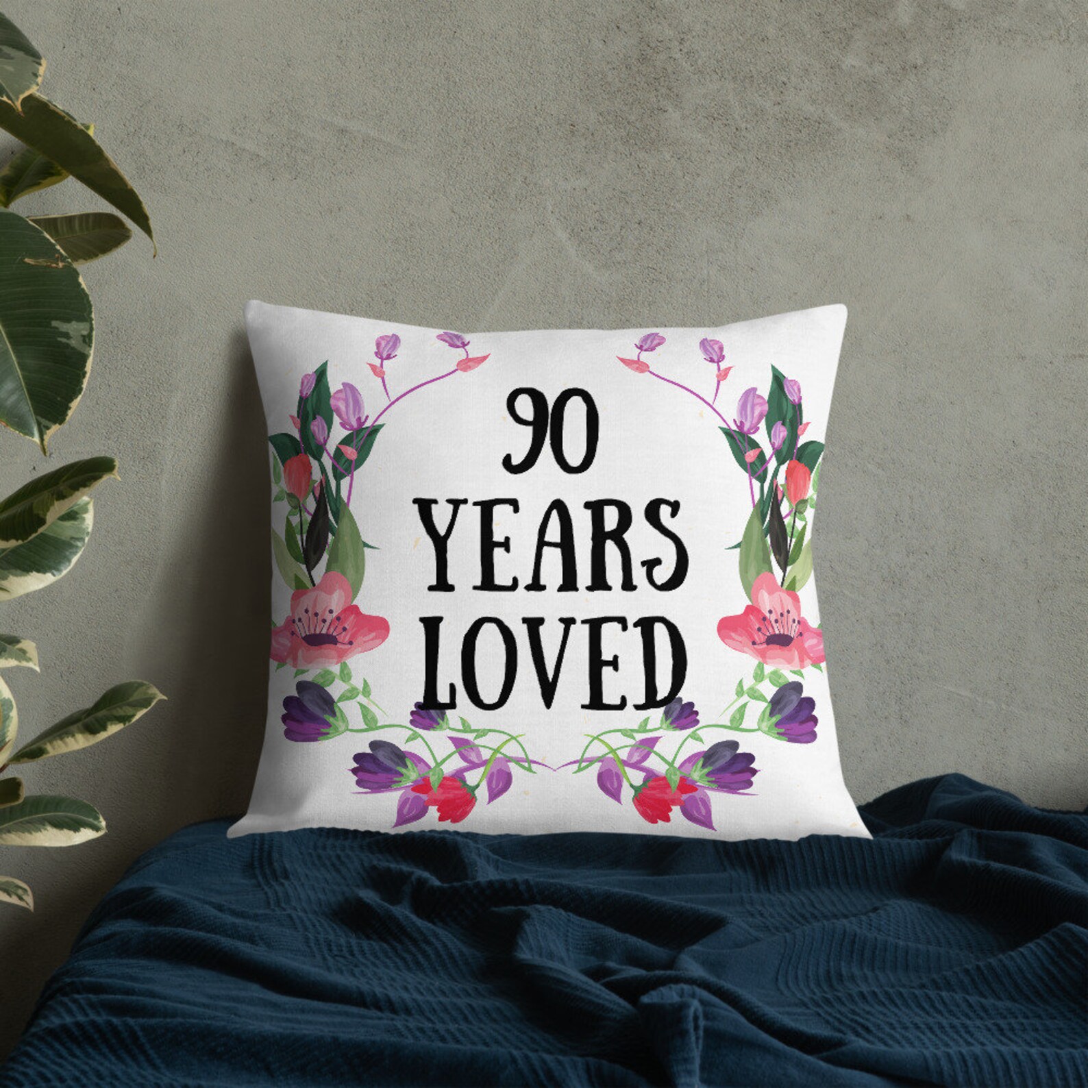 90 Years Loved 90 Year Old Female 90th Birthday Gifts for | Etsy Canada