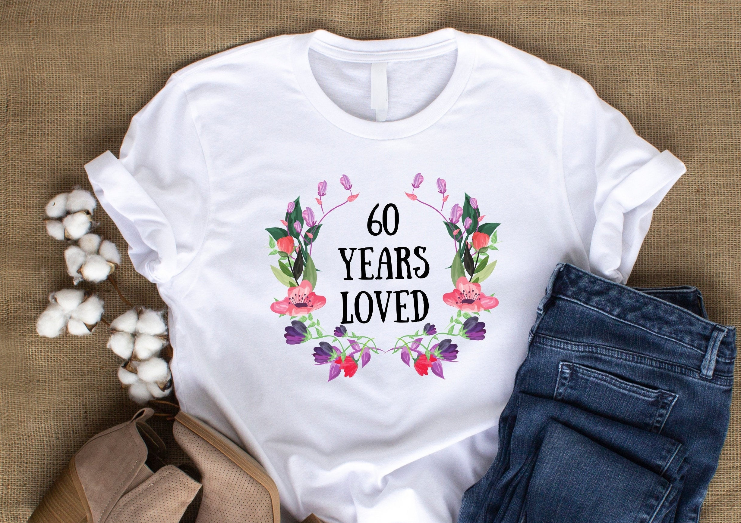 Camisetas 60 cumpleaños mujer hot sale
