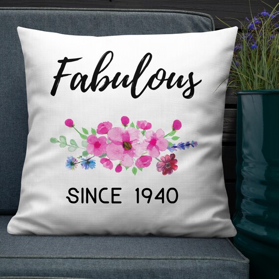 85th Birthday Gift for Women, 85th Birthday Pillow, Birthday Gift