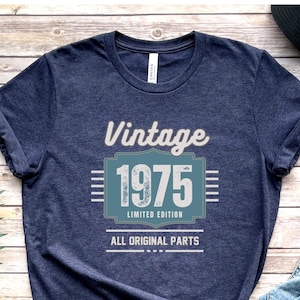 50th Birthday Gift For Men, 50th Birthday Shirt, 50th Birthday Present, Dad Birthday for 50, Grandpa 50th Birthday, Born in 1975 Birthday