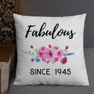 80th Birthday Gift For Women, 80th Birthday Pillow, Birthday Gift For 80 Year Old, 80th Birthday Gifts, Custom Grandma Keepsake 80th Gift