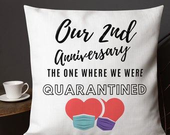 pc_154429_1 3dRose 2nd Wedding Gift-Cotton Celebrating 2 Years Together-Second Anniversaries Two yrs-Pillow Case 16-inch pc_154429_1 3dRose 2nd Wedding Gift-Cotton Celebrating 2 Years Together-Second Anniversaries Two yrs-Pillow Case 16-inch