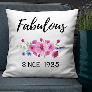 90th Birthday Gift For Women, 90th Birthday Pillow, Birthday Gift For 90 Year Old, 90th Birthday Gifts, Custom Grandma Keepsake 90th Gift