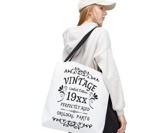 Ysound Borsa In Cotone Per 40° Compleanno – 1986, Regalo Donna Con Tasca Interna, 35x42 Cm