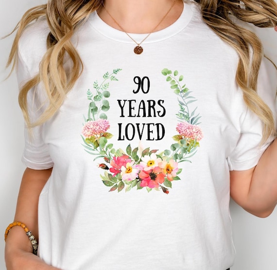 90 And Fabulous Shirt 90 Years Old B-Day 90th Birthday Gift 90 And Fabulous Shirt 90 Years Old B-Day 90th Birthday Gift