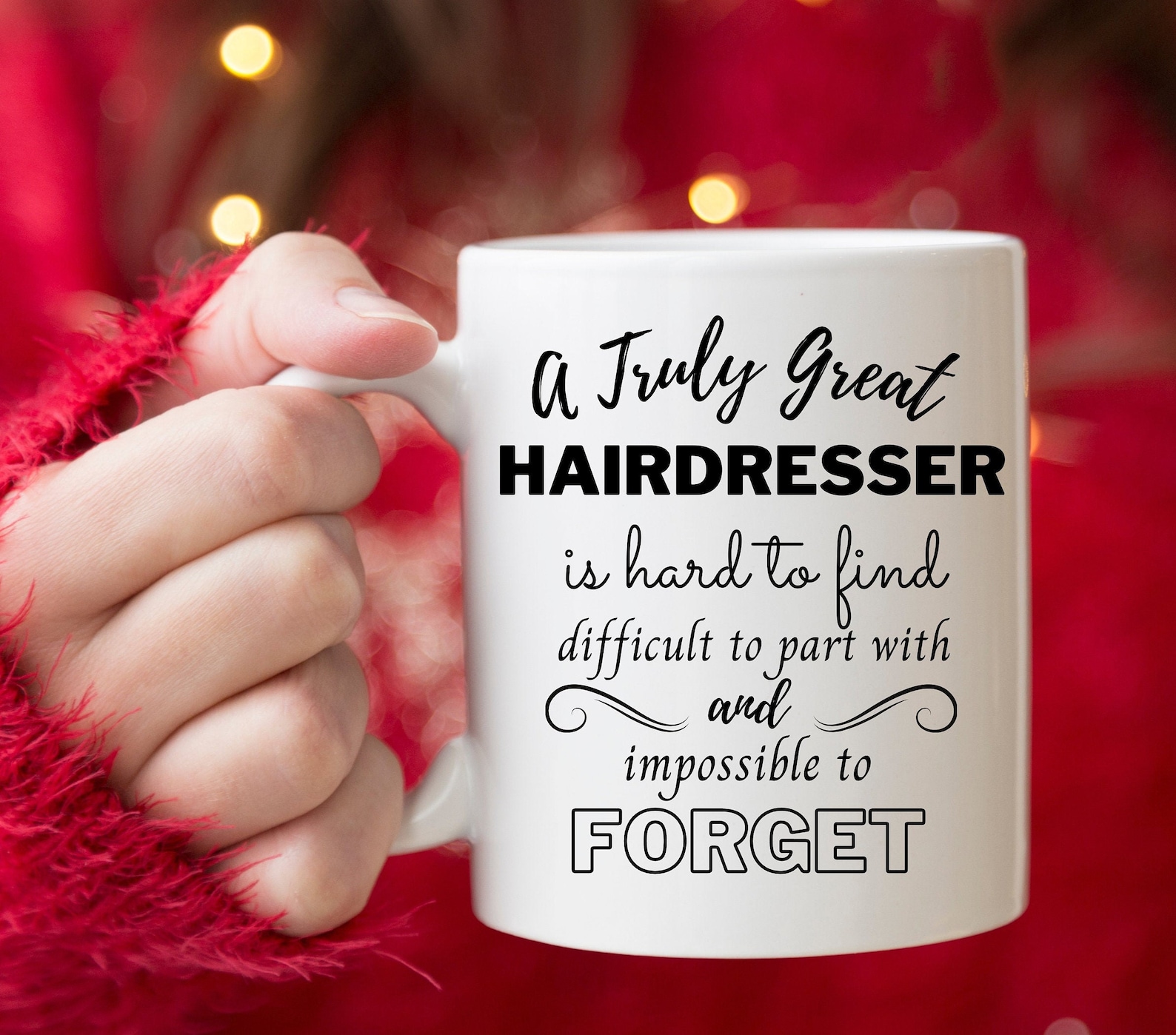 Retirement Gift for Hairdresser, Happy Retirement Coffee Mug, Appreciation Gift for Hairdresser