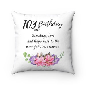  ArogGeld Funda de cojín de cumpleaños, regalo de cumpleaños 90  para ella, almohada de 90 años y fabulosa almohada para mujeres de 90 años,  almohadas para abuela, mamá, lino blanco, cuadrado