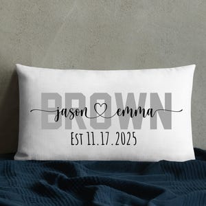 Custom Engagement Gift, New Engagement Pillow, Gift For Couple, Wedding Gift, Gift For Bride, Custom Engagement Wedding Gifts For Couple