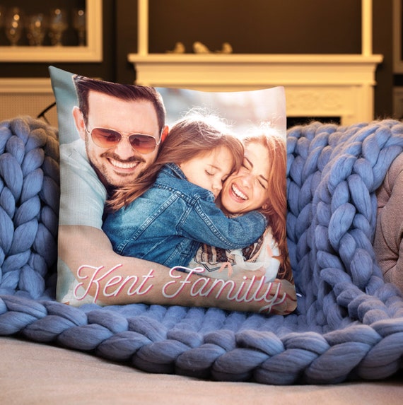 Custom Photo Pillow Case and Insert, Picture Personalized Throw Pillow  Canvas, Home Décor Housewarming Gifts, Photo Pillows, Picture Pillow 