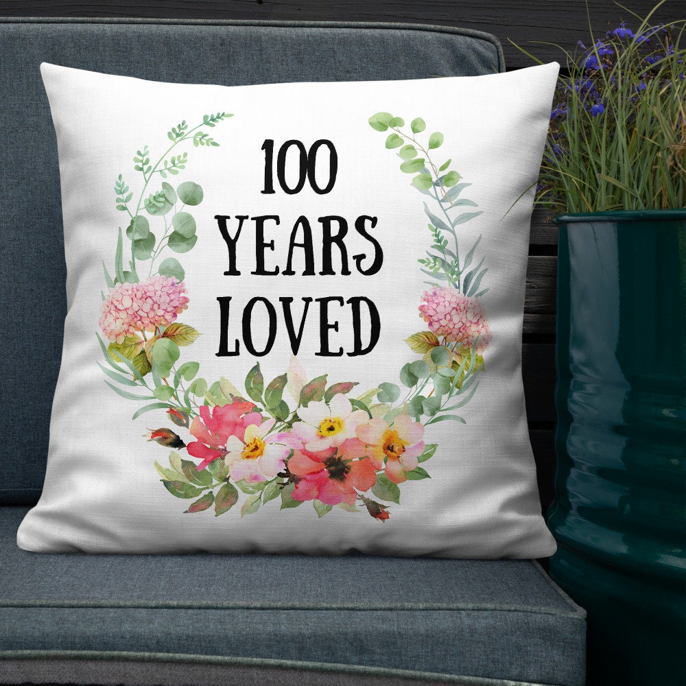 100th Birthday Gifts for Women 100 Year Old Female Gift 100 Etsy