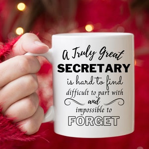 Retirement Gift For Secretary, Happy Retirement Coffee Mug, Appreciation Gift For Secretary, Thank You Gift For Secretary,  Secretary Mug