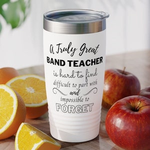 Retirement Gift For Band Teacher, Happy Retirement Tumbler For Band Teacher, Appreciation Gift Band Teacher, Thank You Gift For Band Teacher