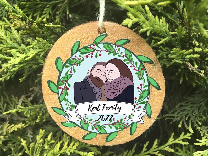 Mexico Vacation Couple - Personalized Christmas Ornament - Mexican Riviera - Cabo - Cancun - Puerto Vallarta - Beach - Perfect Stocking Stuffer - Great Gift Ideas