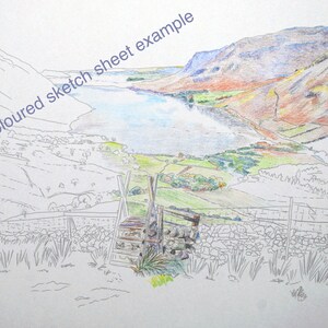 Colour Sketch Lake District - Classic Landscapes to Colour and Paint ...