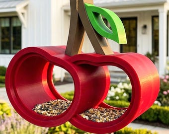 Bird Feeder | Fruit Collection | Apple, Orange, Cherries