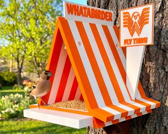 Whatabirder Bird Feeder | Texas Nostalgia | 2 Versions Classic or Cafe