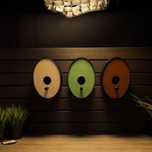 Modern Birdhouse | Ellipse Earth Tones