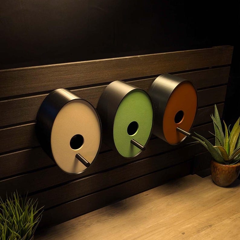 Modern Birdhouse | Ellipse Earth Tones