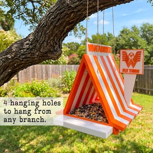 Whatabirder Bird Feeder | Texas Garden Decor | 2 Versions Classic or Cafe image 2