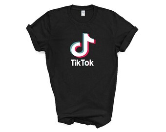 Tik Tok Shirt Etsy - white jordan tee w black backpack roblox