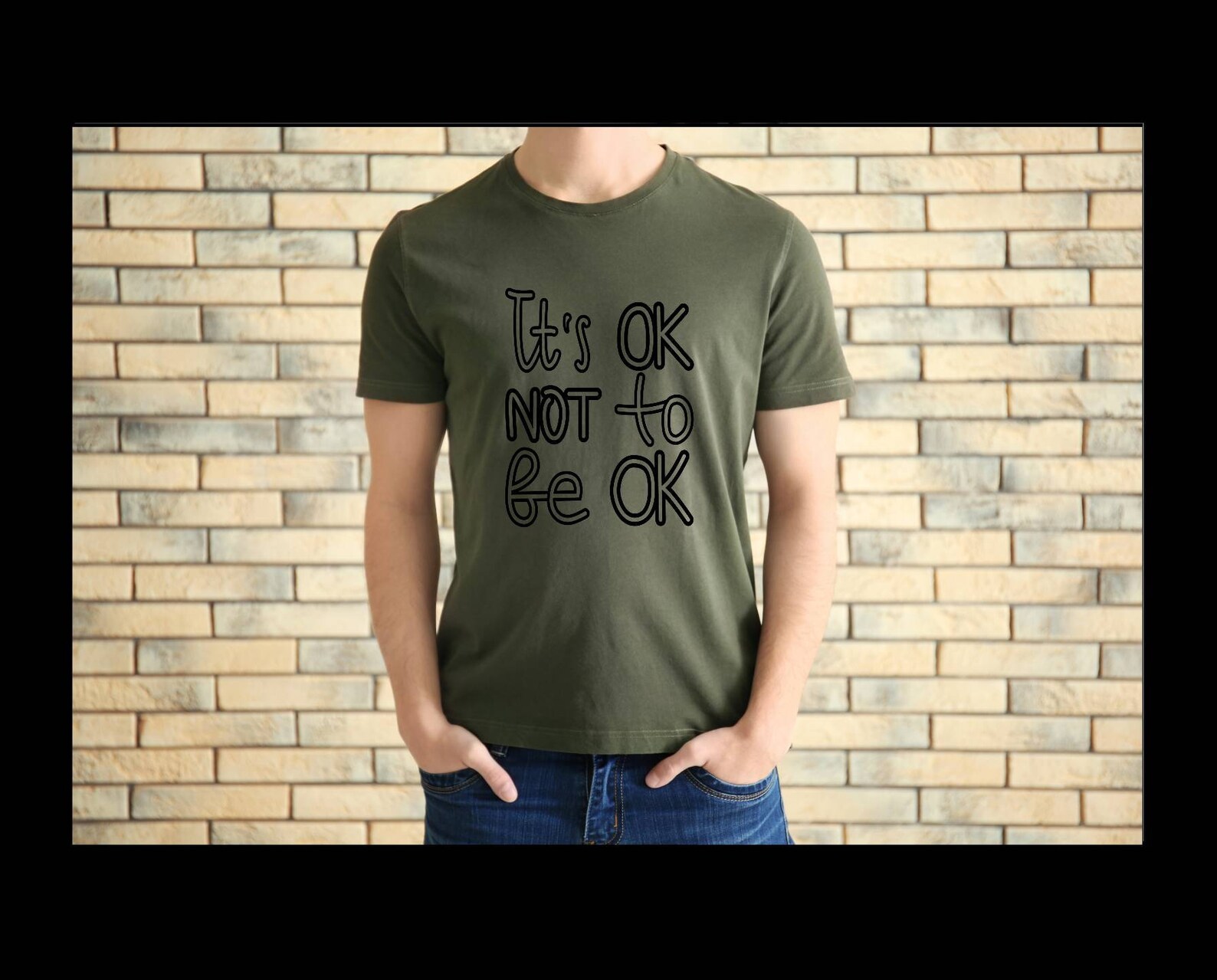 its okay not to be okay tshirt