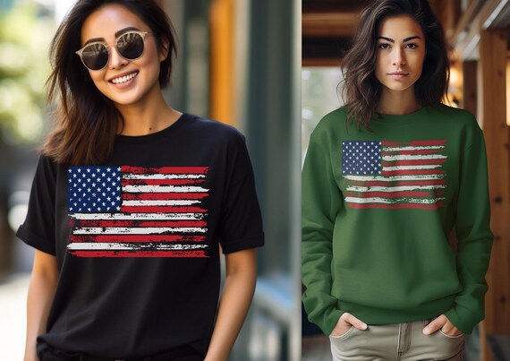 USA Patriotic Shirts For Women Man, Vintage USA Flag Shirt, 1776 Flag T-Shirt, History Shirt,