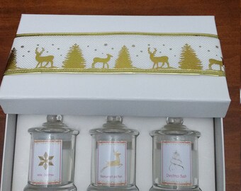 Soy Candle Christmas Gift Set