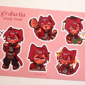 G&#39;raha Tia Sticker Sheet | FFXIV