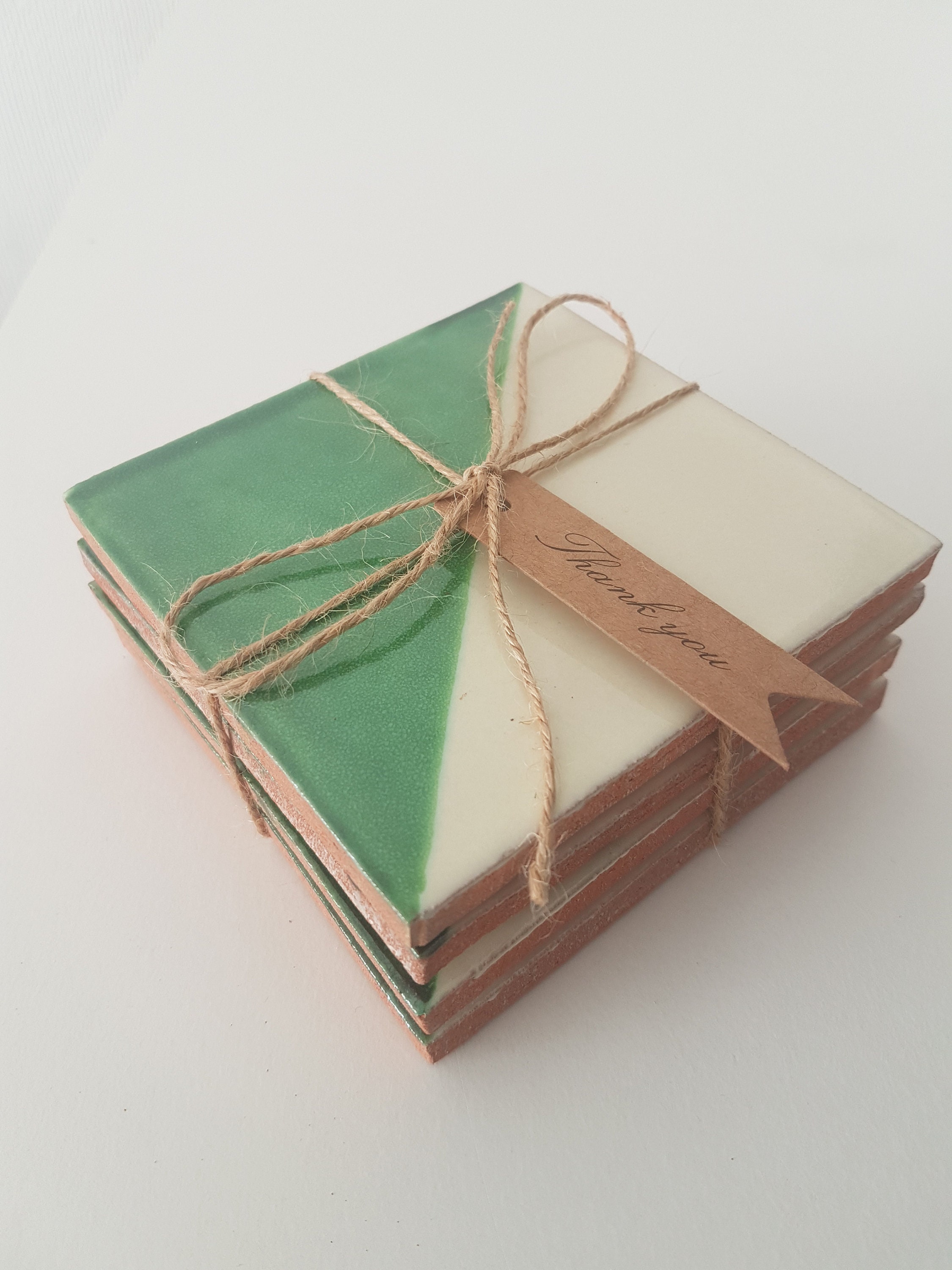 Ceramic coasters coasters coasters set of 4 home decor Etsy