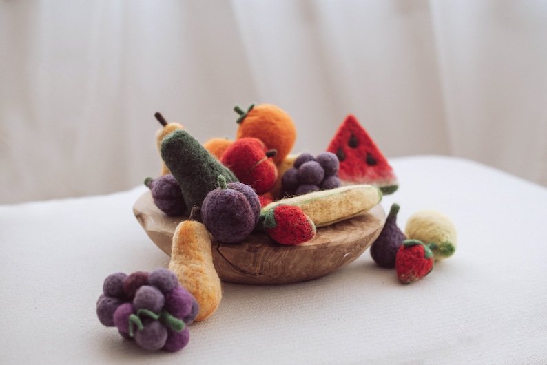 Play Fruits Set-100% Wool image 4