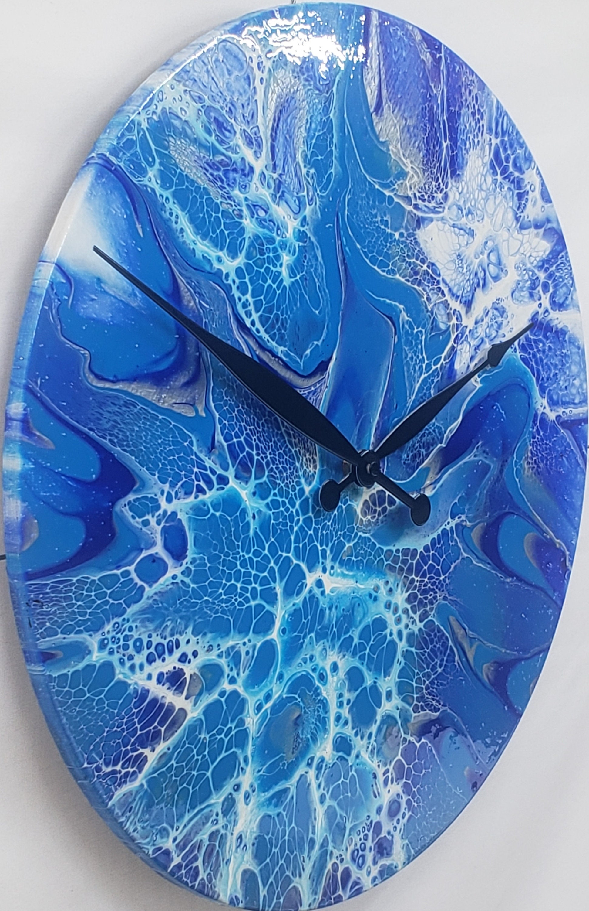 Contemporary Clock Modern Large Wall Clock Unusual Abstract Etsy UK
