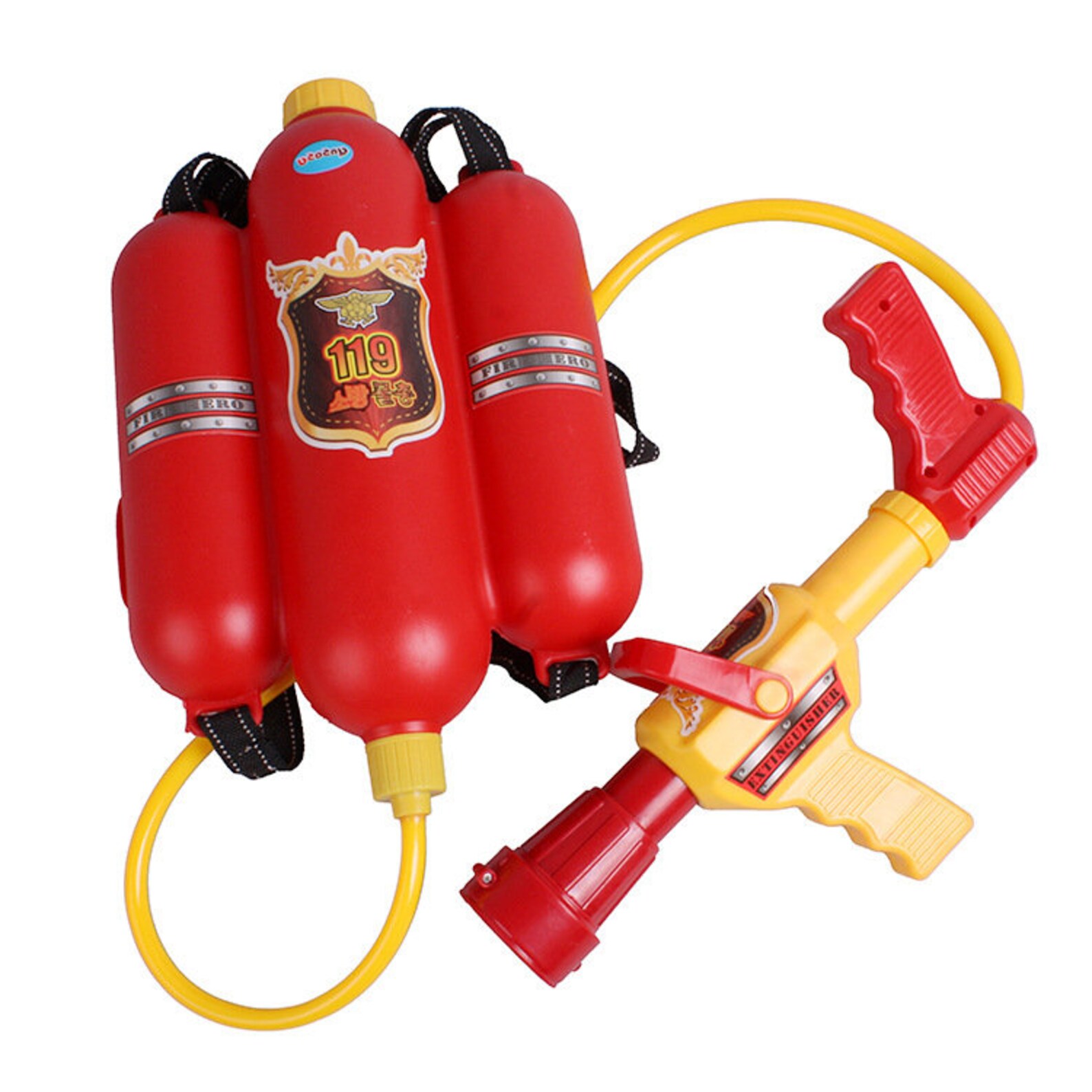 Firefighter Design Water Blaster Tank with Hose for Beach Etsy