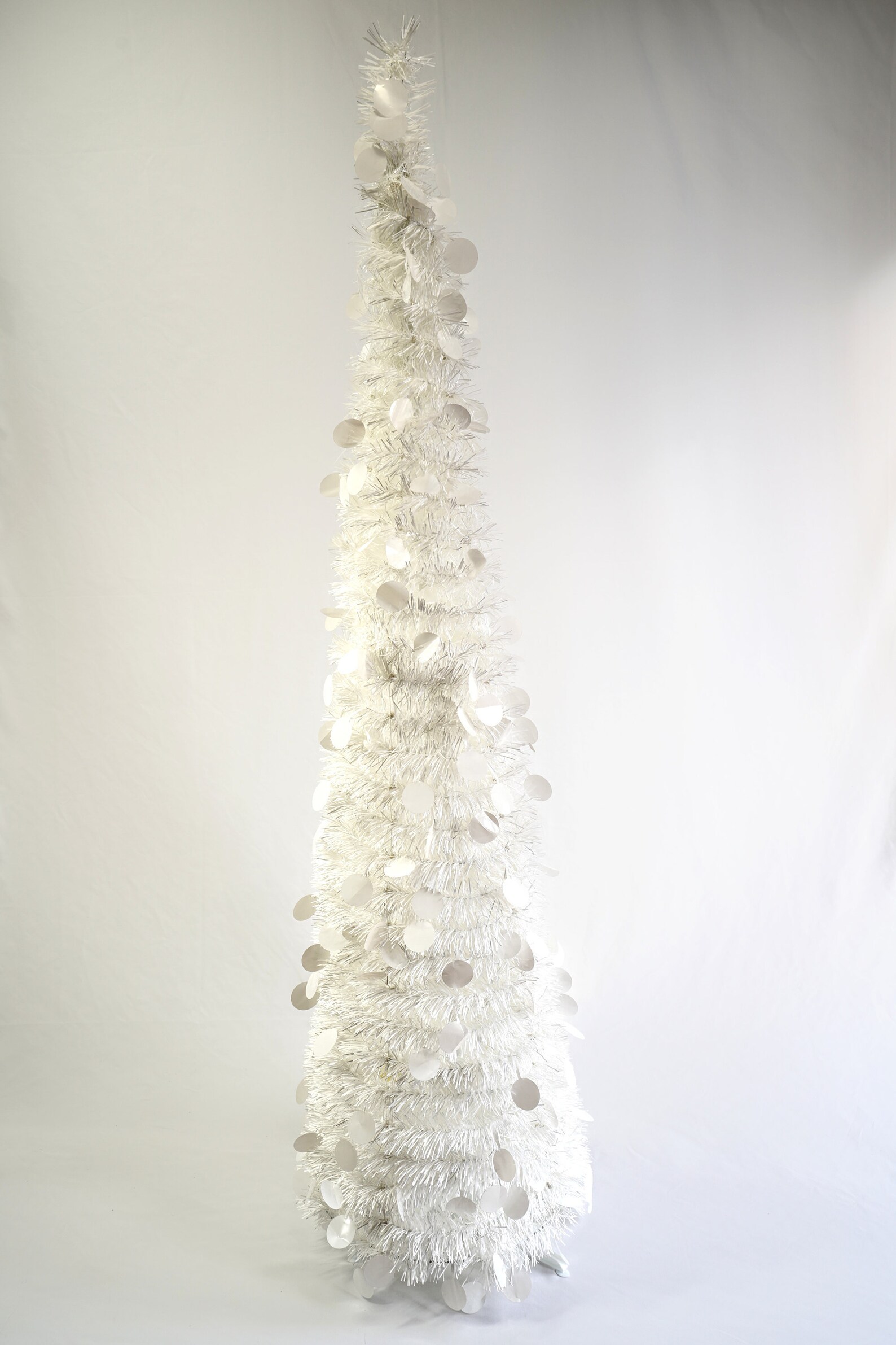 5 Ft. Pop up Christmas Tinsel Tree Collapsible With Etsy
