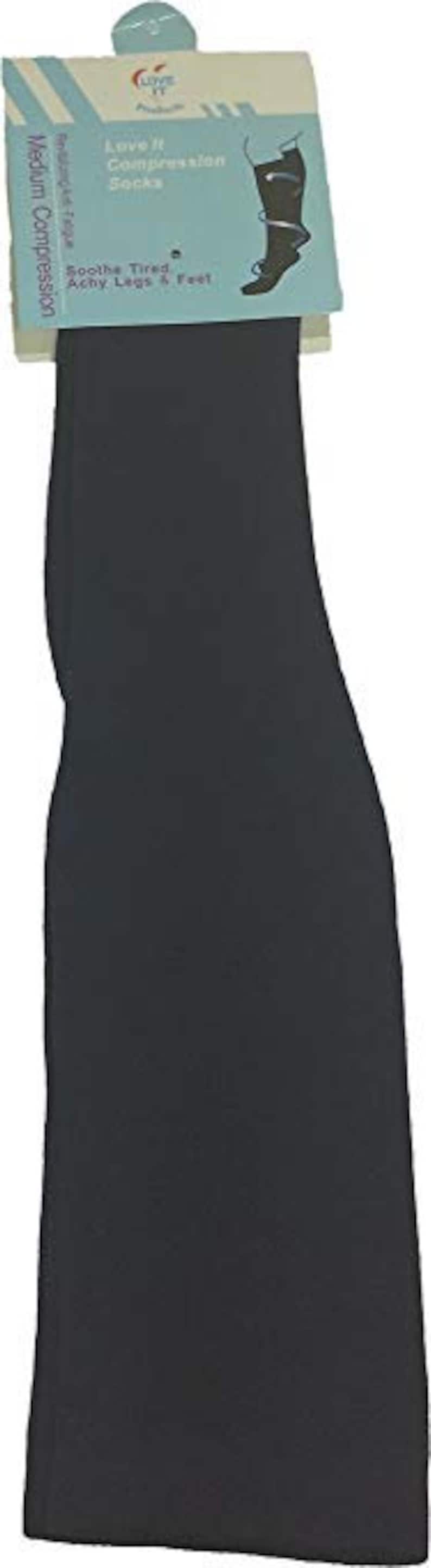 Women/'s Shoe Sizes 10-14 Navy Blue LargeX-Large Ladies Compression Socks One Pair Medium Compression 15-20 mmHg Men/'s Sizes 9-13