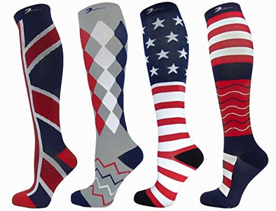 Unisex USA Turkey Flag Knee High Compression Thigh High Socks Soft Socks