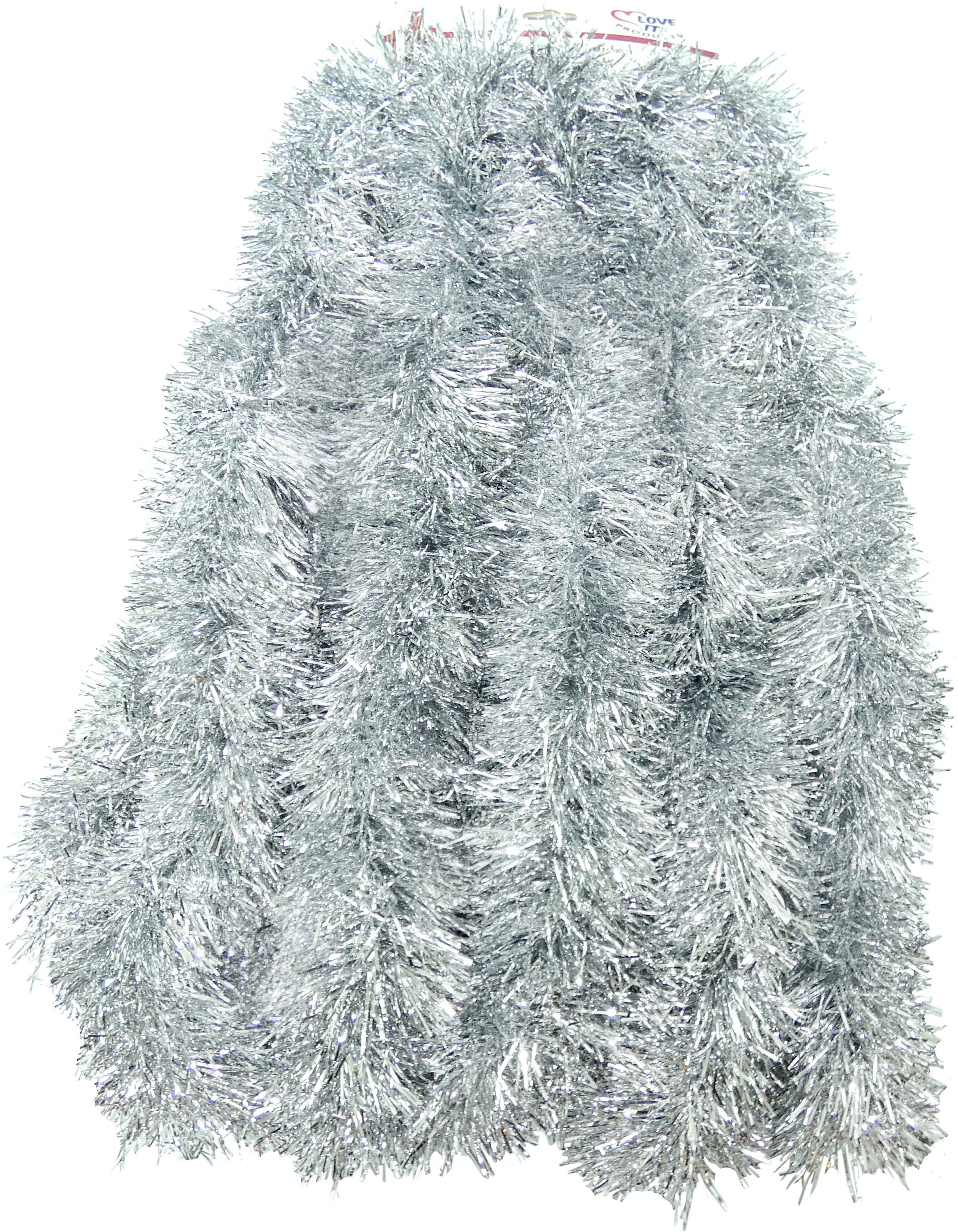 Silver Tinsel Garland 25 ft Perfect for Christmas New | Etsy
