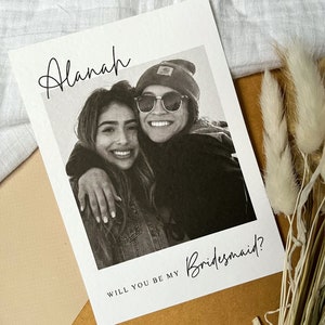 Personalised Bridesmaid Proposal Card, Personalised Will You be My Bridesmaid Card, Bridal Party Proposal, Bridesmaid Proposal