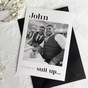 Groomsmen Proposal Card Postcard, Personalised Will You be Best Man Card, Best Man, Wedding Party Proposal, Proposal Card Photo