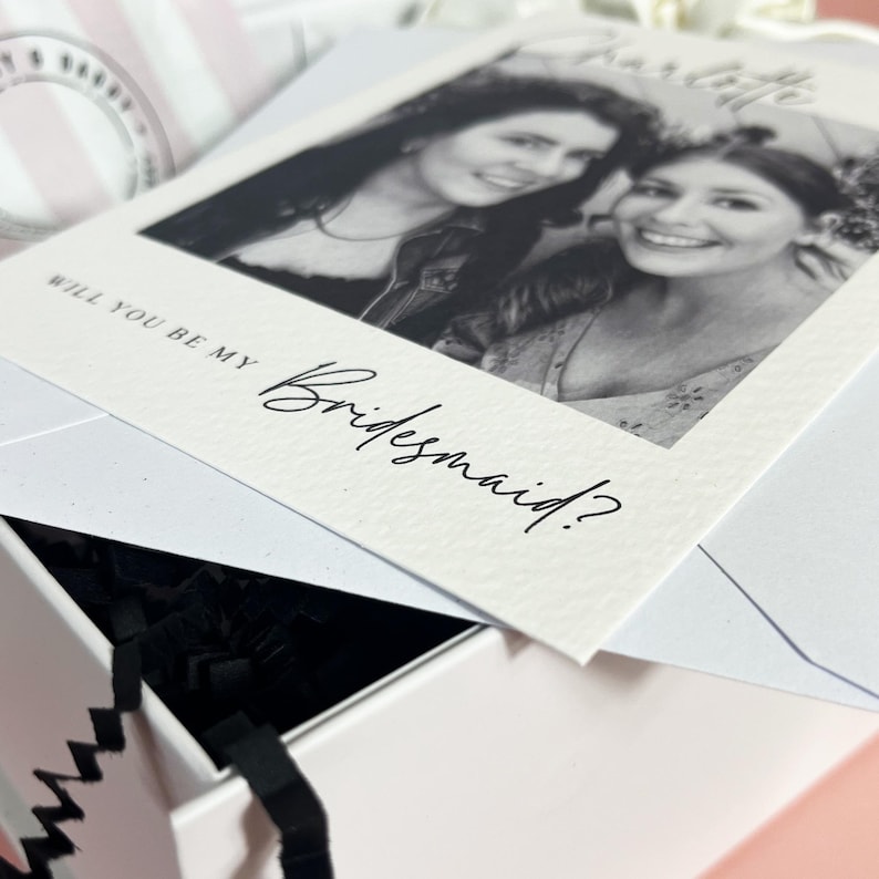 Personalised Bridesmaid Proposal Card, Personalised Will You be My Bridesmaid Card, Bridal Party Proposal, Maid of Honour Proposal image 3