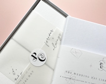 Wedding Morning Thank You Cards - Luxury Card Set With Envelopes, Wedding Day Thank You Card Set, Thank You Cards, Bridal Party Cards